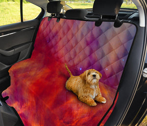 Abstract Nebula Cloud Galaxy Space Print Pet Car Back Seat Cover