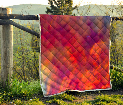 Abstract Nebula Cloud Galaxy Space Print Quilt