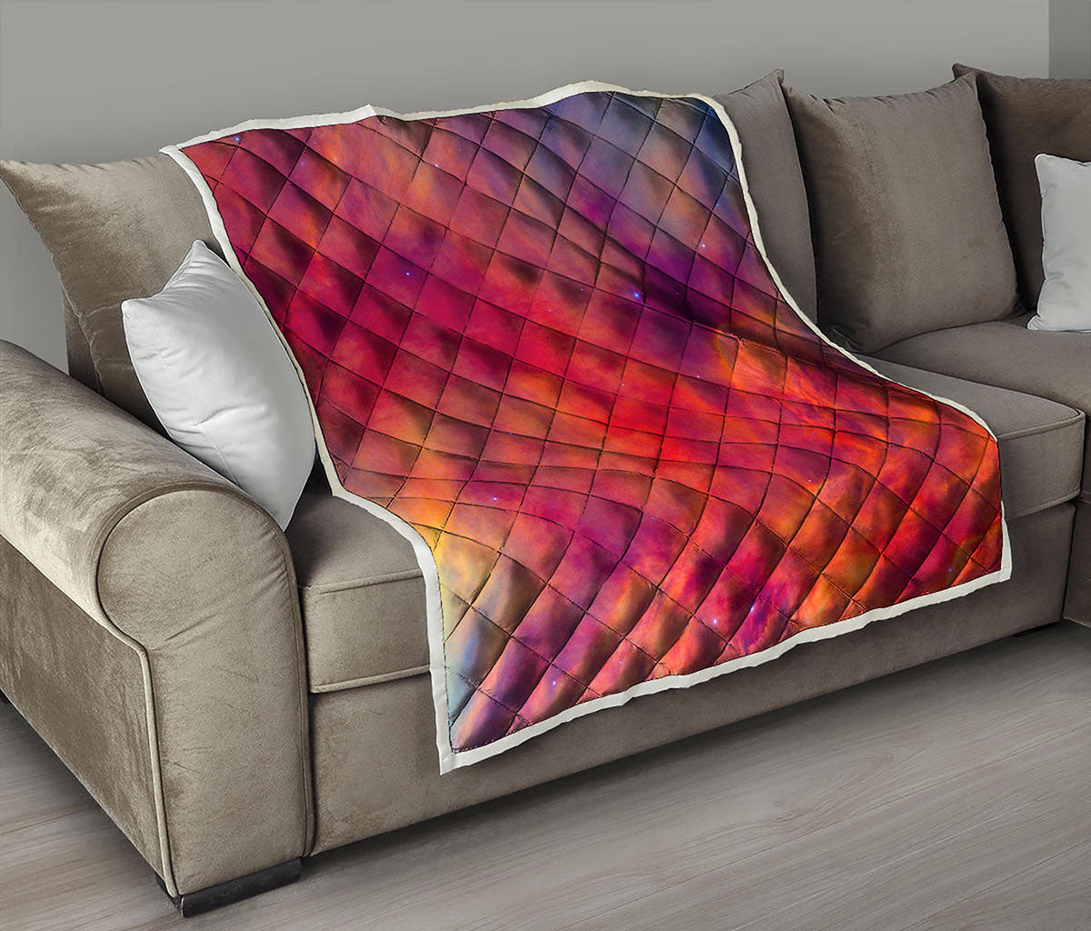Abstract Nebula Cloud Galaxy Space Print Quilt