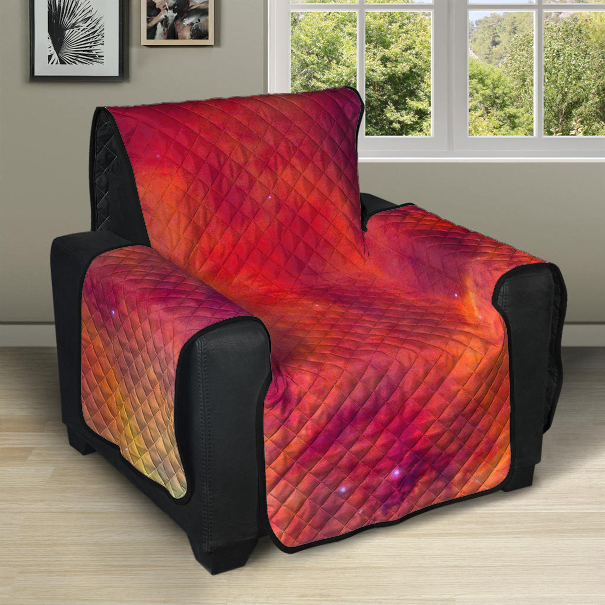 Abstract Nebula Cloud Galaxy Space Print Recliner Protector