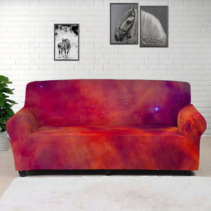 Abstract Nebula Cloud Galaxy Space Print Sofa Cover