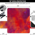 Abstract Nebula Cloud Galaxy Space Print Sofa Protector