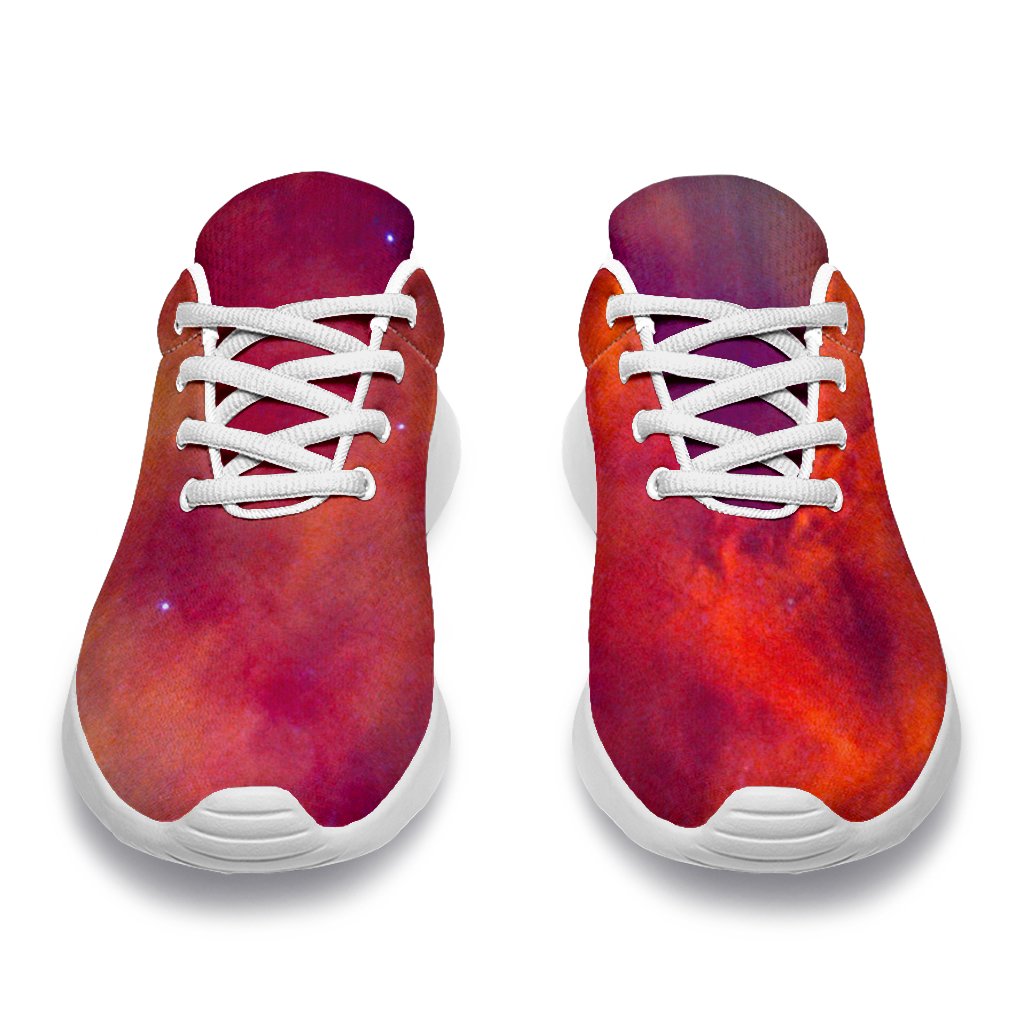 Abstract Nebula Cloud Galaxy Space Print Sport Shoes GearFrost