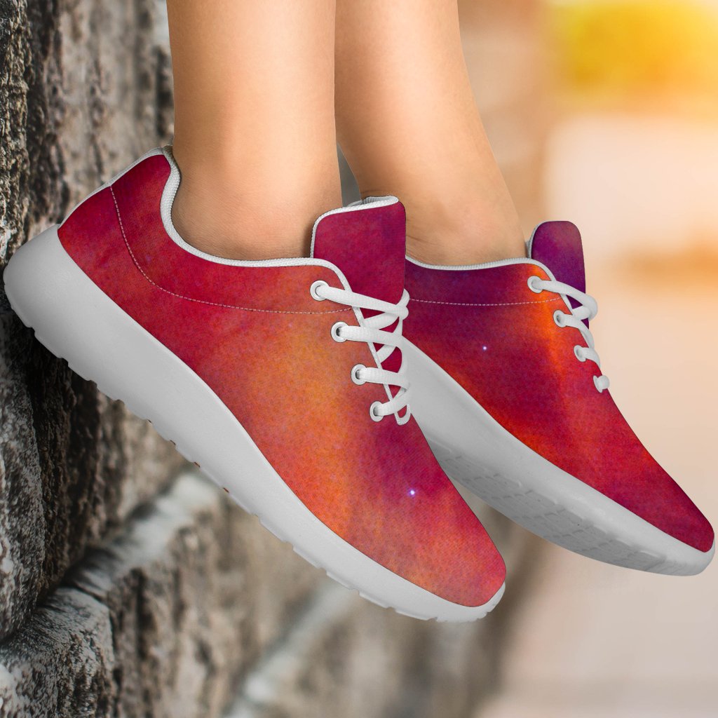 Abstract Nebula Cloud Galaxy Space Print Sport Shoes GearFrost