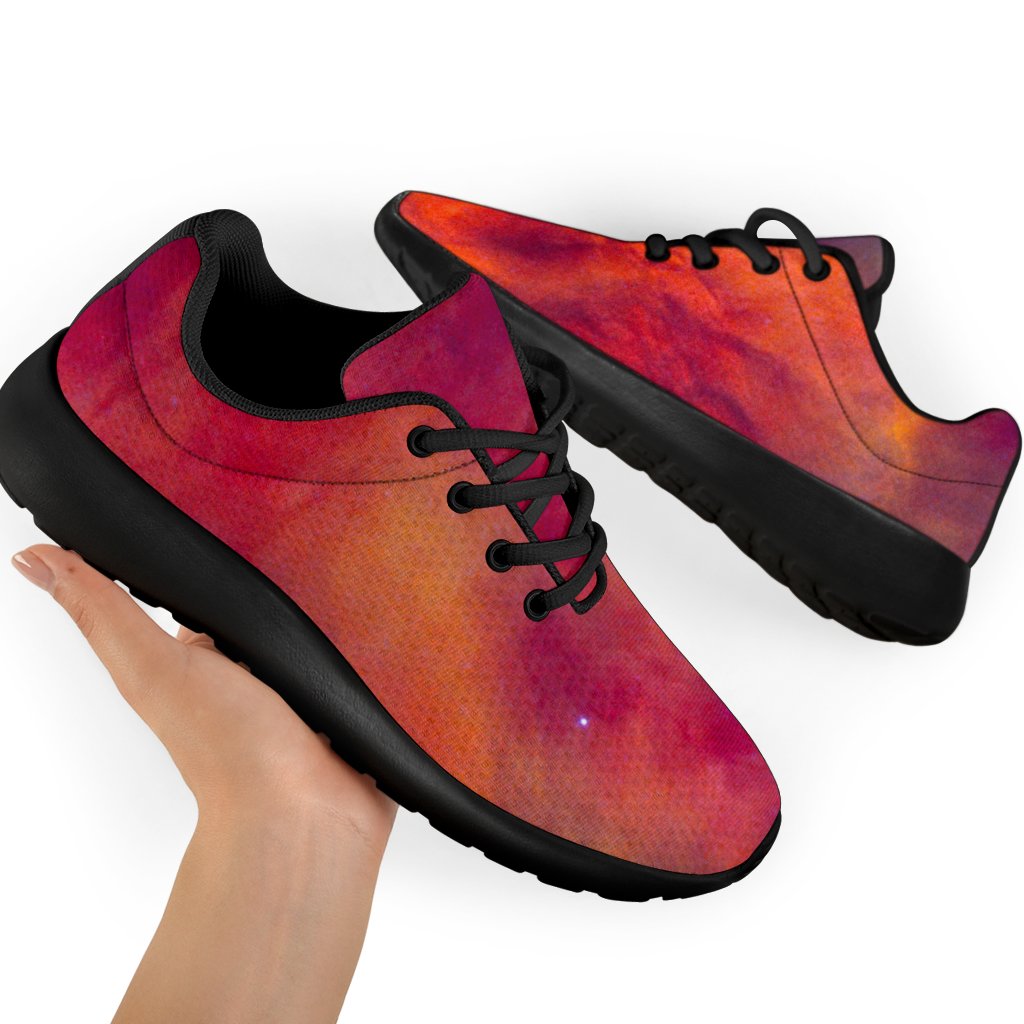 Abstract Nebula Cloud Galaxy Space Print Sport Shoes GearFrost