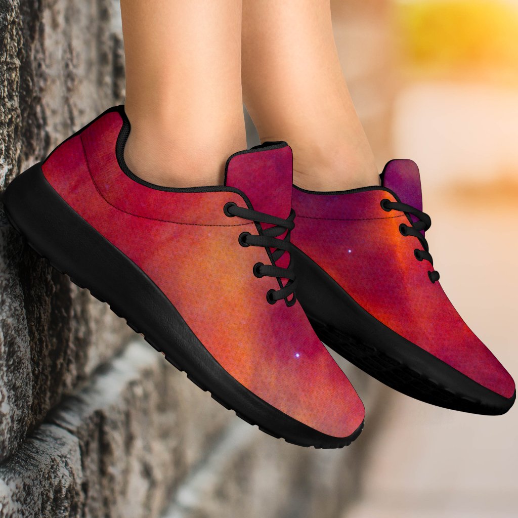 Abstract Nebula Cloud Galaxy Space Print Sport Shoes GearFrost