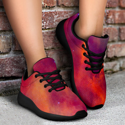 Abstract Nebula Cloud Galaxy Space Print Sport Shoes GearFrost