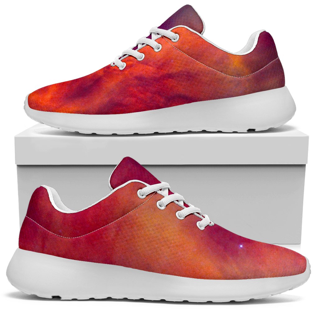 Abstract Nebula Cloud Galaxy Space Print Sport Shoes GearFrost
