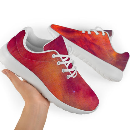 Abstract Nebula Cloud Galaxy Space Print Sport Shoes GearFrost