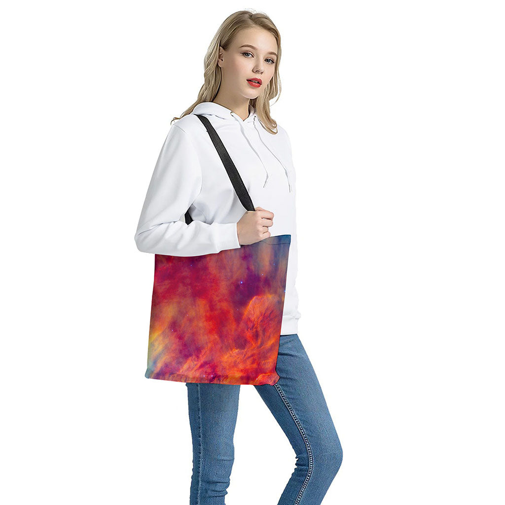 Abstract Nebula Cloud Galaxy Space Print Tote Bag