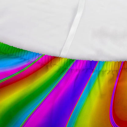 Abstract Neon Trippy Print Sofa Cover