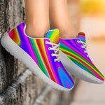 Abstract Neon Trippy Print Sport Shoes GearFrost