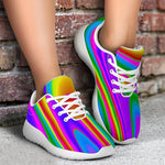 Abstract Neon Trippy Print Sport Shoes GearFrost