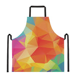 Abstract Polygonal Geometric Print Apron