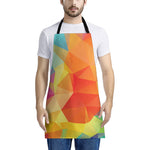 Abstract Polygonal Geometric Print Apron