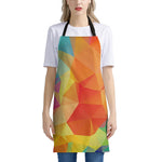 Abstract Polygonal Geometric Print Apron