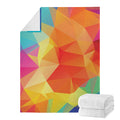 Abstract Polygonal Geometric Print Blanket