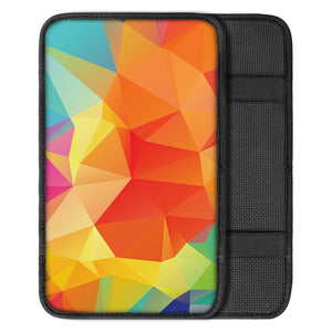 Abstract Polygonal Geometric Print Car Center Console Cover