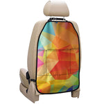 Abstract Polygonal Geometric Print Car Seat Organizers