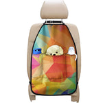 Abstract Polygonal Geometric Print Car Seat Organizers