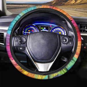 Abstract Polygonal Geometric Print Car Steering Wheel Cover