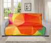 Abstract Polygonal Geometric Print Futon Protector