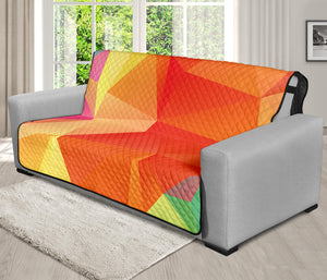 Abstract Polygonal Geometric Print Futon Protector