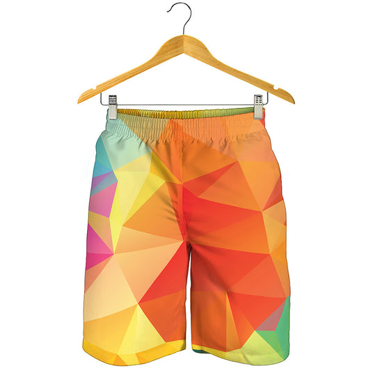 Abstract Polygonal Geometric Print Men's Shorts