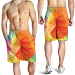 Abstract Polygonal Geometric Print Men's Shorts