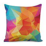 Abstract Polygonal Geometric Print Pillow Cover