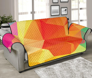 Abstract Polygonal Geometric Print Sofa Protector