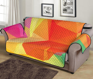 Abstract Polygonal Geometric Print Sofa Protector