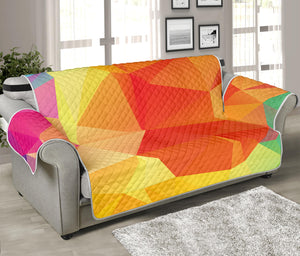 Abstract Polygonal Geometric Print Sofa Protector