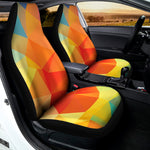 Abstract Polygonal Geometric Print Universal Fit Car Seat Covers