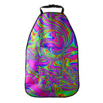 Abstract Psychedelic Liquid Trippy Print Car Seat Organizers