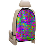 Abstract Psychedelic Liquid Trippy Print Car Seat Organizers