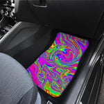 Abstract Psychedelic Liquid Trippy Print Front Car Floor Mats