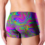 Abstract Psychedelic Liquid Trippy Print Men's Boxer Briefs