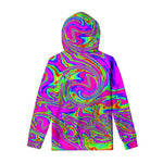 Abstract Psychedelic Liquid Trippy Print Pullover Hoodie
