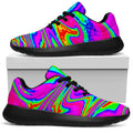 Abstract Psychedelic Liquid Trippy Print Walking Shoes