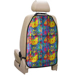 Abstract Psychedelic Print Car Seat Organizers