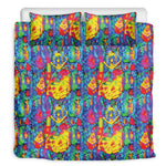 Abstract Psychedelic Print Duvet Cover Bedding Set