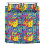 Abstract Psychedelic Print Duvet Cover Bedding Set