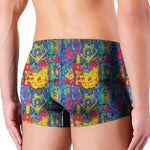 Abstract Psychedelic Print Men's Boxer Briefs