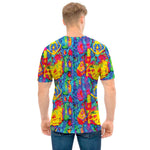 Abstract Psychedelic Print Men's T-Shirt