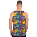 Abstract Psychedelic Print Men's Tank Top