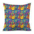 Abstract Psychedelic Print Pillow Cover