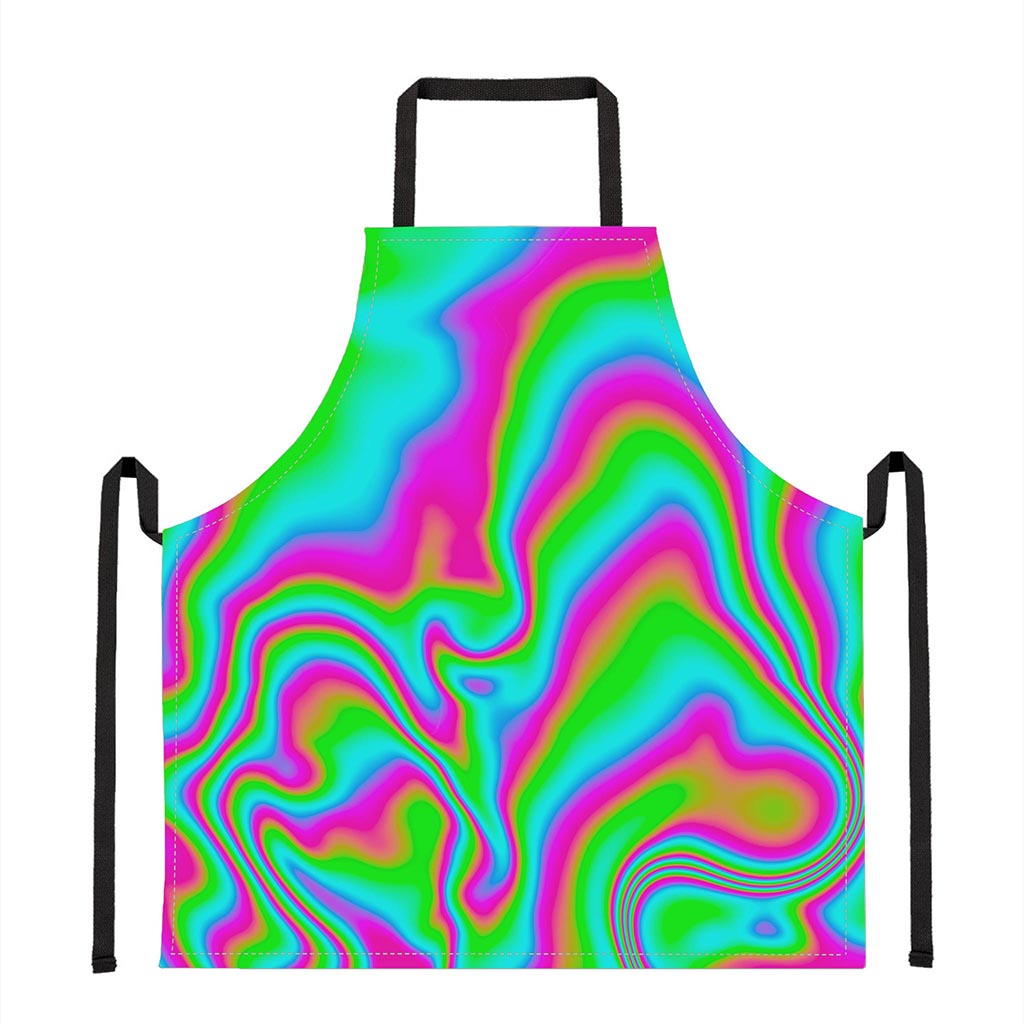 Abstract Psychedelic Trippy Print Apron