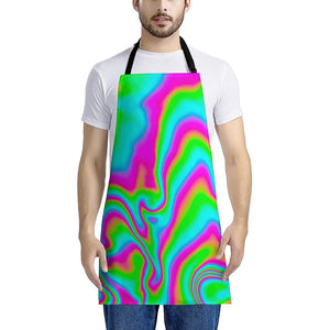 Abstract Psychedelic Trippy Print Apron