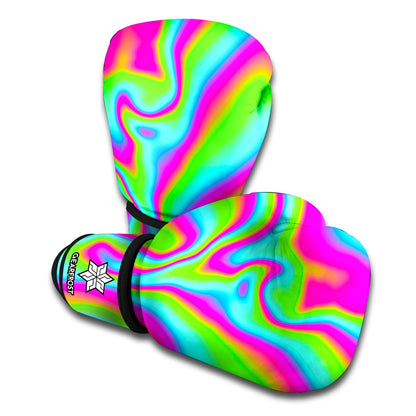 Abstract Psychedelic Trippy Print Boxing Gloves